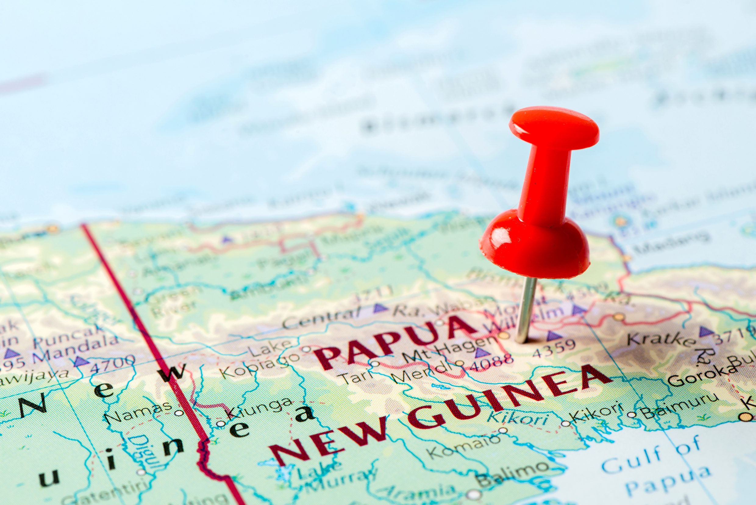 Map Papua New Guinea